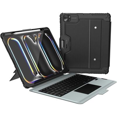 Nillkin - iPad Pro 13 2024 - Backlit - Bumper Case - Keyboard Nillkin - iPad Pro 13 2024 - Backlit - Bumper Case - Keyboard