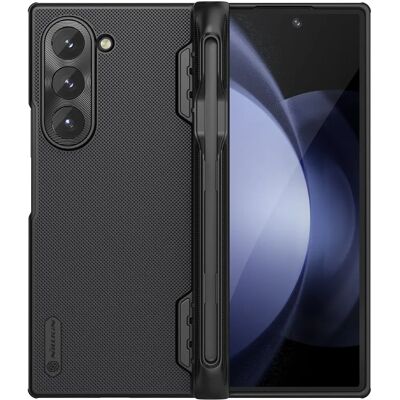 Custodia Nillkin Super Frosted Shield pieghevole per Samsung Galaxy Z Fold 6 5G con supporto per stylus - Nero Custodia Nillkin Super Frosted Shield pieghevole per Samsung Galaxy Z Fold 6 5G con supporto per stylus - Nero