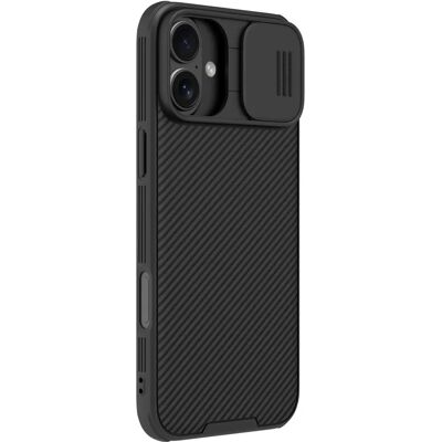 Nillkin iPhone 16 Pro Max Plus Camera Shield Case - Black Nillkin iPhone 16 Pro Max Plus Camera Shield Case - Black