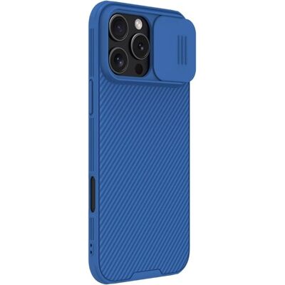 Nillkin iPhone 16 Pro Max - Blaue Smartphone-Hülle Nillkin iPhone 16 Pro Max - Blaue Smartphone-Hülle