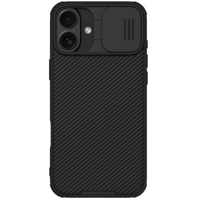 Nillkin iPhone 16 Schwarzes Magnetcase - Kameraschutz Nillkin iPhone 16 Schwarzes Magnetcase - Kameraschutz