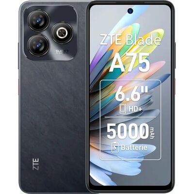 ZTE Blade A75 - Smartphone HD+ de 6,6 pouces - 128GB - Noir - Publicité ZTE Blade A75 - Smartphone HD+ de 6,6 pouces - 128GB - Noir - Publicité