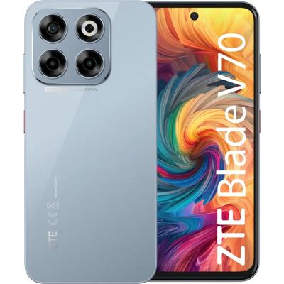 ZTE Smartphone Blade V70 - Stardust Gray - 256GB - Android 14 - Smartphone - Publicité ZTE Smartphone Blade V70 - Stardust Gray - 256GB - Android 14 - Smartphone - Publicité