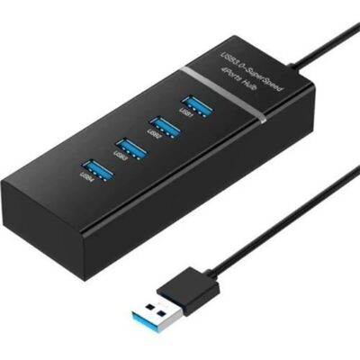 Hub USB 3.0 4 Ports ENCORE EN-303 - Noir - Publicité Hub USB 3.0 4 Ports ENCORE EN-303 - Noir - Publicité