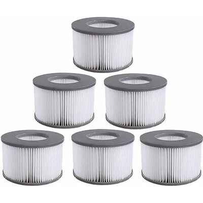 MSPA - FD2089 - Ø 11 cm x 8 cm - Lot de 6 - Cartouche filtrante - Publicité MSPA - FD2089 - Ø 11 cm x 8 cm - Lot de 6 - Cartouche filtrante - Publicité