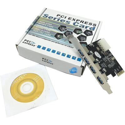 SIMPLETEK Pci-e USB 3.0 4-Port PCIe Carte VL800 - Publicité SIMPLETEK Pci-e USB 3.0 4-Port PCIe Carte VL800 - Publicité