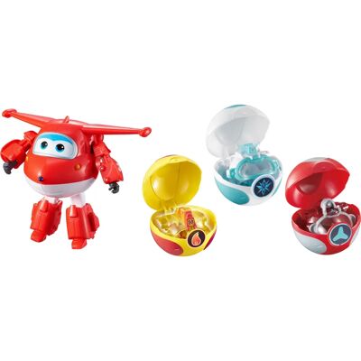 Alpha Group EU760201 Figurine Collector - Super Wings Jett & Ball - Jouet Transformable 5 Pouces Alpha Group EU760201 Figurine Collector - Super Wings Jett & Ball - Jouet Transformable 5 Pouces