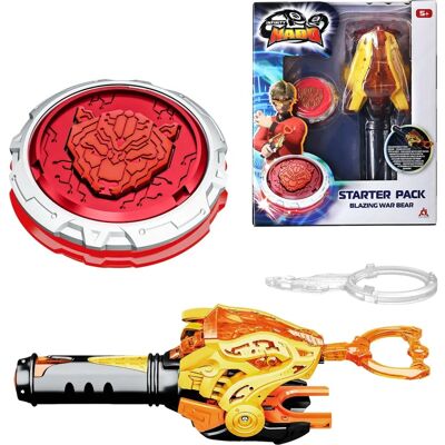 Infinity Nado - Lanceur Serpent Toupie Guerrier Feu - Jouets Infinity Nado - Lanceur Serpent Toupie Guerrier Feu - Jouets