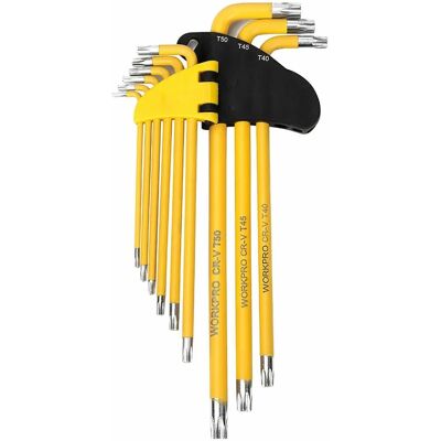 Workpro Sechskantschlüssel Set - Länge 9 Stück Workpro Sechskantschlüssel Set - Länge 9 Stück