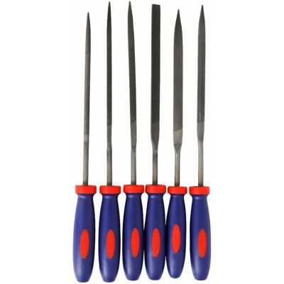 Workpro Miniatur-Feilset - Stahl, Blau, 6 Stück - Feilset Workpro Miniatur-Feilset - Stahl, Blau, 6 Stück - Feilset