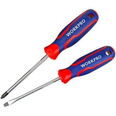 Set di Cacciaviti Workpro - PH2 x 150 mm, 6,5 x 150 mm - Set di Cacciaviti Set di Cacciaviti Workpro - PH2 x 150 mm, 6,5 x 150 mm - Set di Cacciaviti