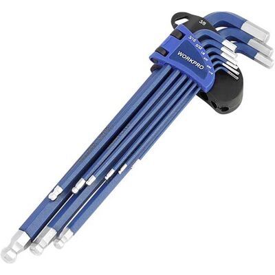 Pro Blau 9-teiliges Innensechskant-Set - Heimwerker Werkzeug Pro Blau 9-teiliges Innensechskant-Set - Heimwerker Werkzeug