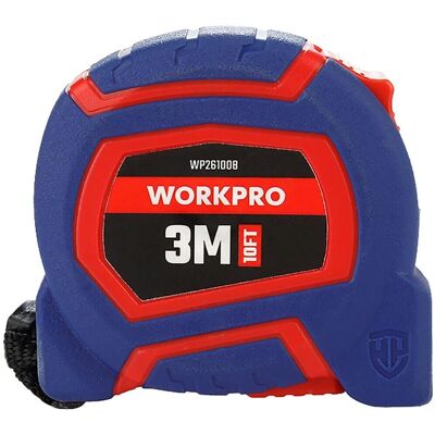 Workpro Nylon Maßband - 3m x 16mm - Flexometer Workpro Nylon Maßband - 3m x 16mm - Flexometer