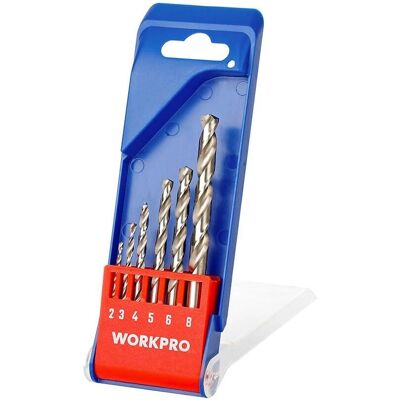 Set di 6 punte per metallo WORKPRO Set di 6 punte per metallo WORKPRO