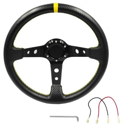 OEM - HW-0031 - Carbon - 35cm - Τιμόνι αυτοκινήτου OEM - HW-0031 - Carbon - 35cm - Τιμόνι αυτοκινήτου