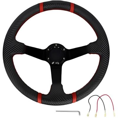 OEM - HW-0032 - Carbon - 35 cm - Τιμόνι OEM - HW-0032 - Carbon - 35 cm - Τιμόνι