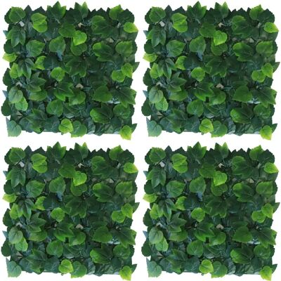 Panneaux muraux Boston Ivy de Jet7garden - 4 pièces - 50x50cm - Vert - Intérieur/Extérieur - Publicité Panneaux muraux Boston Ivy de Jet7garden - 4 pièces - 50x50cm - Vert - Intérieur/Extérieur - Publicité