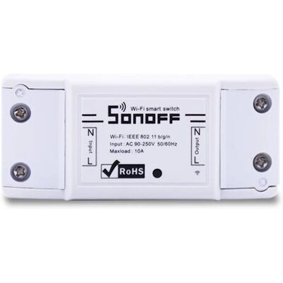 Interruptor inteligente WiFi Sonoff Basic R2 - Automação residencial Interruptor inteligente WiFi Sonoff Basic R2 - Automação residencial