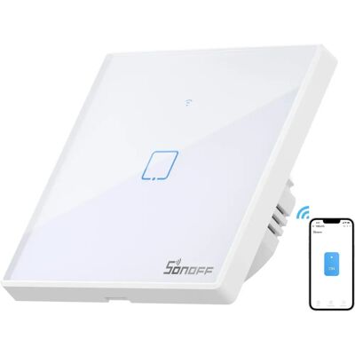 Sonoff T2EU1C-TX Weiß Berührungsschweller - Smart Switch Sonoff T2EU1C-TX Weiß Berührungsschweller - Smart Switch
