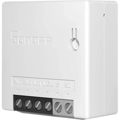 Controlador de luces inteligente Sonoff MINI R2 - Wi-Fi, Blanco Controlador de luces inteligente Sonoff MINI R2 - Wi-Fi, Blanco