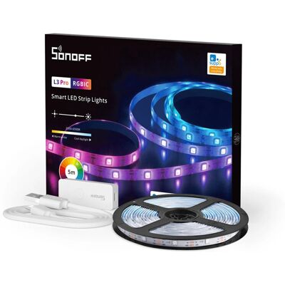 Sonoff L3-5M-P Inteligentny pasek LED RGBIC - 5m IP54 Sonoff L3-5M-P Inteligentny pasek LED RGBIC - 5m IP54