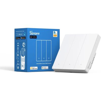 Sonoff M5-3C-86W Comutator inteligent de perete - 3 canale Sonoff M5-3C-86W Comutator inteligent de perete - 3 canale