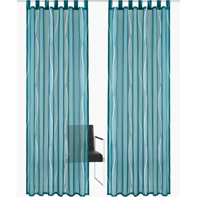 MY HOME Dimona Gardinen - Bedruckte Wellen, 2er-Set, Polyester MY HOME Dimona Gardinen - Bedruckte Wellen, 2er-Set, Polyester