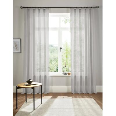 Andas Fiete Graue Gardine - Halbtransparent Unifarben Andas Fiete Graue Gardine - Halbtransparent Unifarben