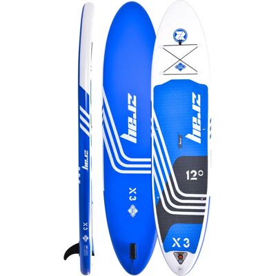 Ensemble Paddle Surf Gonflable Zray X-Rider 12' - Planche SUP - Publicité Ensemble Paddle Surf Gonflable Zray X-Rider 12' - Planche SUP - Publicité