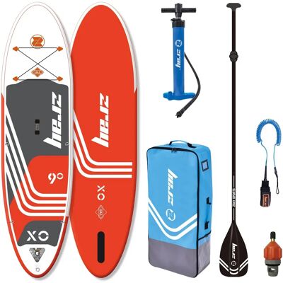 Pack de SUP gonflable Zray White X-rider Young 9" - Planche de paddle gonflable - Publicité Pack de SUP gonflable Zray White X-rider Young 9" - Planche de paddle gonflable - Publicité