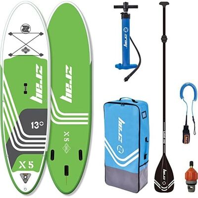 Pacote de SUP inflável Zray Green X-Rider X5 - SUP inflável Pacote de SUP inflável Zray Green X-Rider X5 - SUP inflável