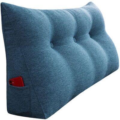 Coussin Ergonomique Bleu VERCART 100x20x50cm - Publicité Coussin Ergonomique Bleu VERCART 100x20x50cm - Publicité