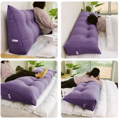 VERCART Coussin Ergonomique Violet - Coussin - Publicité VERCART Coussin Ergonomique Violet - Coussin - Publicité