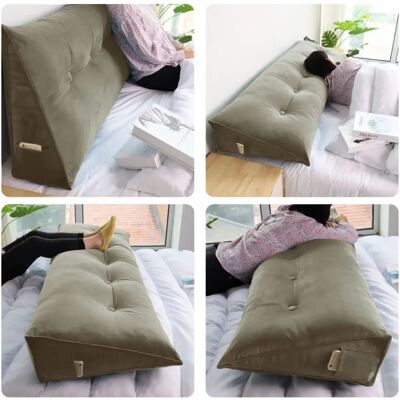 Vercart Coussin en Coin Ergonomique - Support pour Lit & Canapé - Publicité Vercart Coussin en Coin Ergonomique - Support pour Lit & Canapé - Publicité