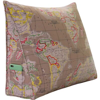 Coussin de lecture VERCART 60x20x50 cm - Soutien dos, grossesse & reflux - Publicité Coussin de lecture VERCART 60x20x50 cm - Soutien dos, grossesse & reflux - Publicité