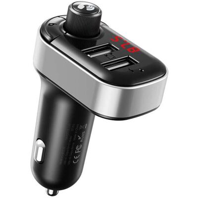 Transmetteur FM Bluetooth XO-BCC10 Chargeur Voiture - Double USB - MP3 - Noir Transmetteur FM Bluetooth XO-BCC10 Chargeur Voiture - Double USB - MP3 - Noir