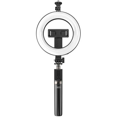Xo Selfie Stick Bluetooth Trípode con Luz LED - Selfie Stick, Negro Xo Selfie Stick Bluetooth Trípode con Luz LED - Selfie Stick, Negro