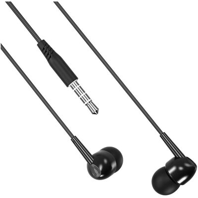 Écouteurs In-Ear avec microphone Jack 3.5mm - noir - XO EP37 Écouteurs In-Ear avec microphone Jack 3.5mm - noir - XO EP37