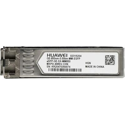 Transceptor de red Huawei eSFP-GE-SX-MM850 - 1 Gbps - Fibra - 850 nm Transceptor de red Huawei eSFP-GE-SX-MM850 - 1 Gbps - Fibra - 850 nm