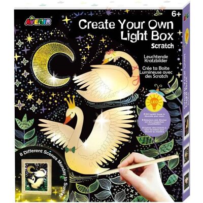 Avenir Kreatives Spielzeug - Erstellen Sie Ihre Lichtkiste mit Kratzern - Lichtkasten mit LED Avenir Kreatives Spielzeug - Erstellen Sie Ihre Lichtkiste mit Kratzern - Lichtkasten mit LED