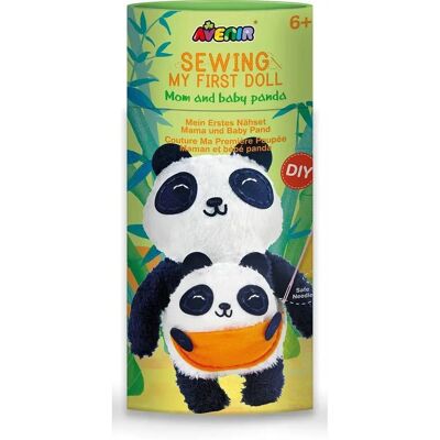 Avenir Panda Nähset - Plüschtier mit Baby - Kreatives Nähset Avenir Panda Nähset - Plüschtier mit Baby - Kreatives Nähset