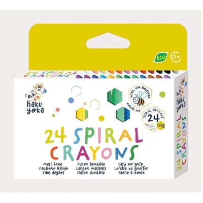Haku Yoka 24 Crayons de Couleur à Spirale - Papeterie Manga / Pop culture - Publicité Haku Yoka 24 Crayons de Couleur à Spirale - Papeterie Manga / Pop culture - Publicité