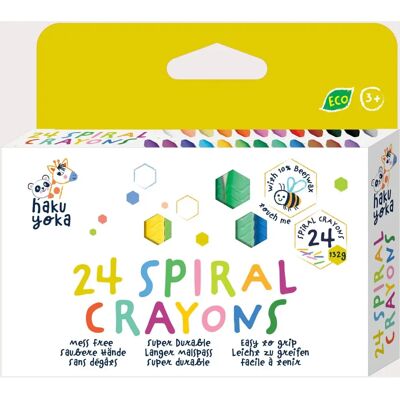 Haku Yoka: Matite Colorate a Spirale - 36 Pezzi Haku Yoka: Matite Colorate a Spirale - 36 Pezzi