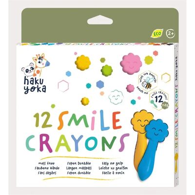 Haku Yoka - Smile Crayons - 12 Colours Haku Yoka - Smile Crayons - 12 Colours