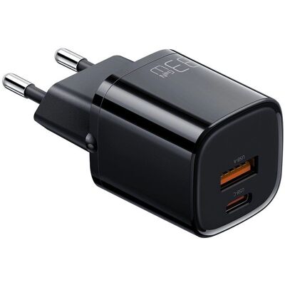 Caricatore Doppio GaN 33W Mcdodo - Ricarica Veloce, Nero Caricatore Doppio GaN 33W Mcdodo - Ricarica Veloce, Nero