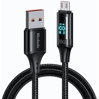 Cavo USB Micro USB Mcdodo CA-1070 - 3A, 1,2m, Nero Cavo USB Micro USB Mcdodo CA-1070 - 3A, 1,2m, Nero