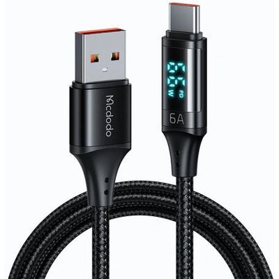 USB kabel Mcdodo CA-1080 - 1,2m, Displej, 66W - USB A na C USB kabel Mcdodo CA-1080 - 1,2m, Displej, 66W - USB A na C
