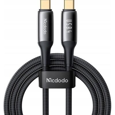 Mcdodo CA-2990 Schwarz 1,2m USB-C auf USB-C Kabel - Schnelles Laden 240W Mcdodo CA-2990 Schwarz 1,2m USB-C auf USB-C Kabel - Schnelles Laden 240W