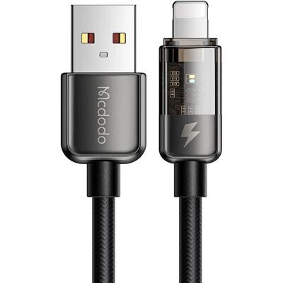 Cable USB Mcdodo CA-3140 - 12W, 1.2m, Negro Cable USB Mcdodo CA-3140 - 12W, 1.2m, Negro