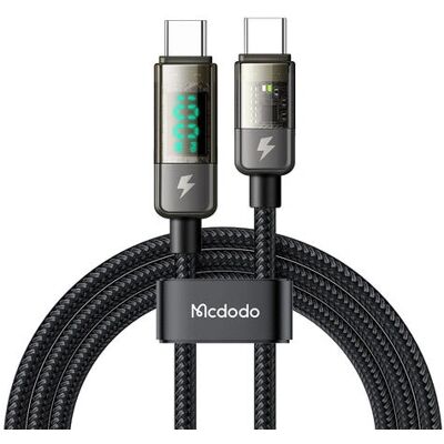 Mcdodo CA-3610 USB-C na USB-C Kabel - 1,2m, Černý Mcdodo CA-3610 USB-C na USB-C Kabel - 1,2m, Černý